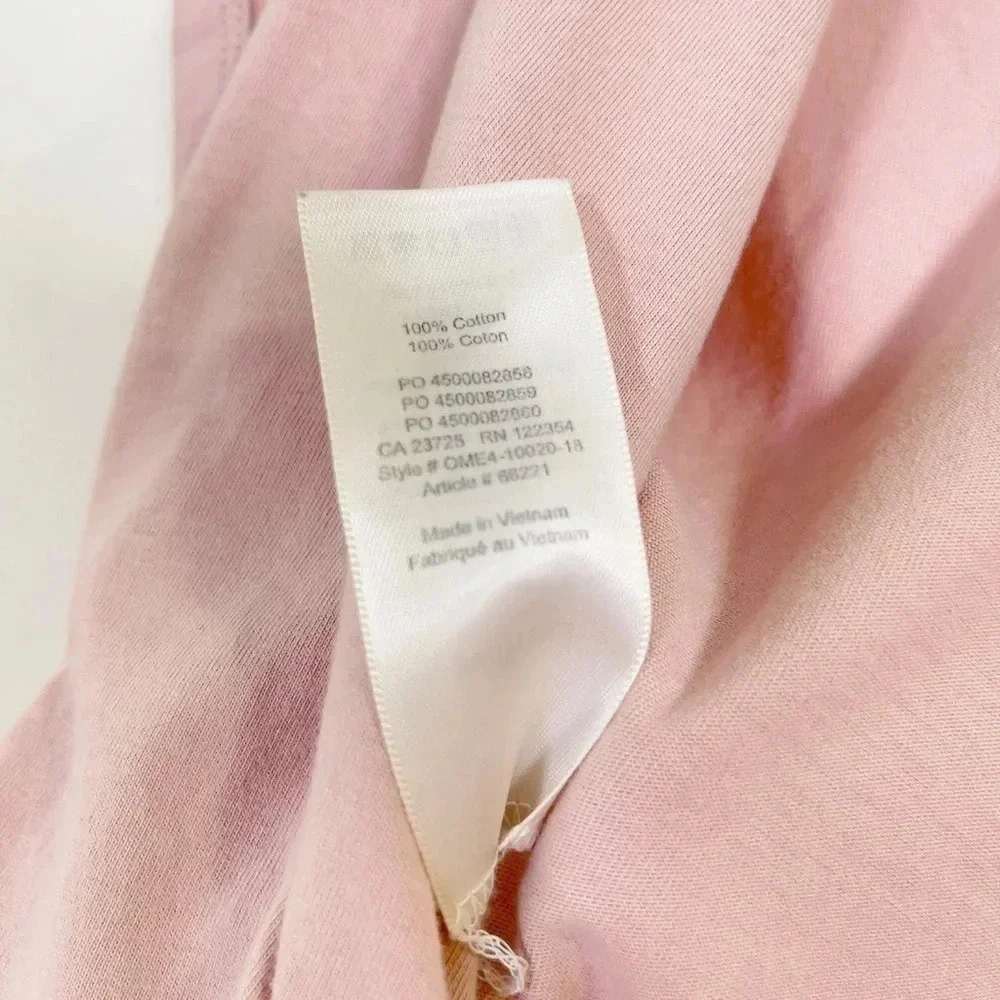 Aritzia Wilfred Adela  Tshirt Open Back Light Pink - Picture 6 of 9